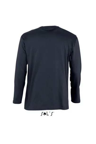  SOL'S MONARCH - MEN'S ROUND COLLAR LONG SLEEVE T-SHIRT - SOL'S Navy