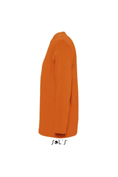  SOL'S MONARCH - MEN'S ROUND COLLAR LONG SLEEVE T-SHIRT - SOL'S Orange