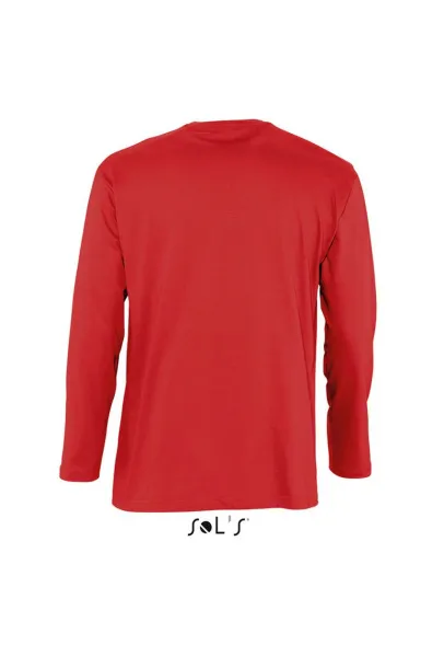  SOL'S MONARCH - MEN'S ROUND COLLAR LONG SLEEVE T-SHIRT - SOL'S Red