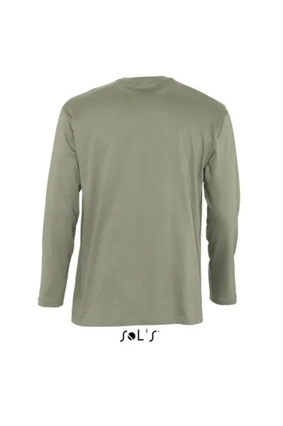  SOL'S MONARCH - MEN'S ROUND COLLAR LONG SLEEVE T-SHIRT - SOL'S Khaki