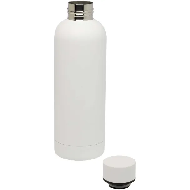 Spring boca od RCS recikliranog nehrđajućeg čelika s bakrenom vakuumskom izolacijom, 500 ml Bijela