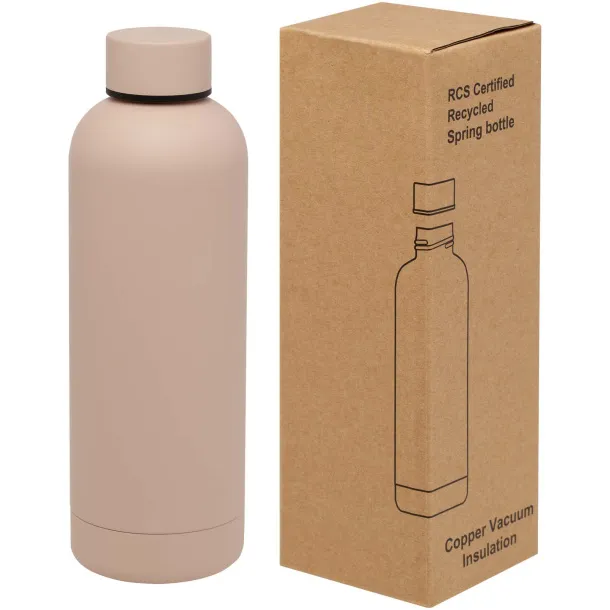 Spring boca od RCS recikliranog nehrđajućeg čelika s bakrenom vakuumskom izolacijom, 500 ml Pale blush pink