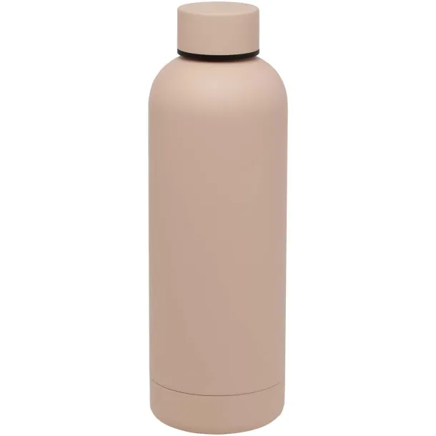 Spring 500 ml RCS certified recycled stainless steel copper vacuum insulated bottle Pale blush
