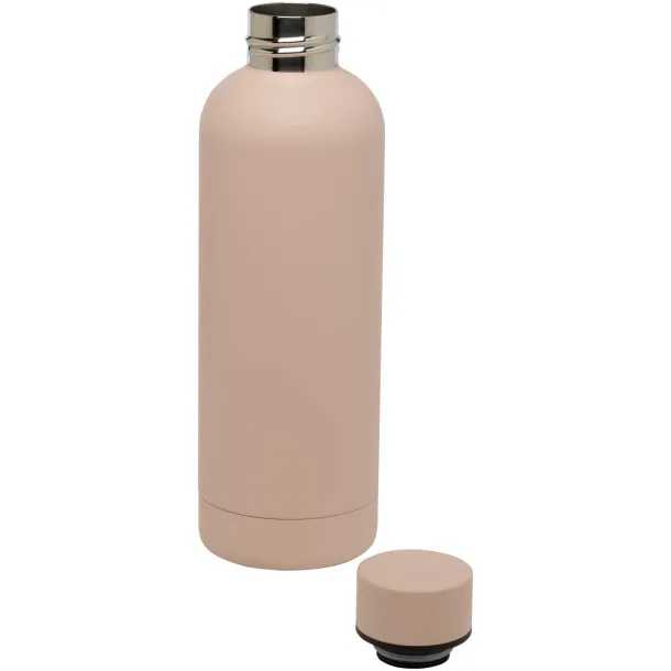 Spring 500 ml RCS certified recycled stainless steel copper vacuum insulated bottle Pale blush