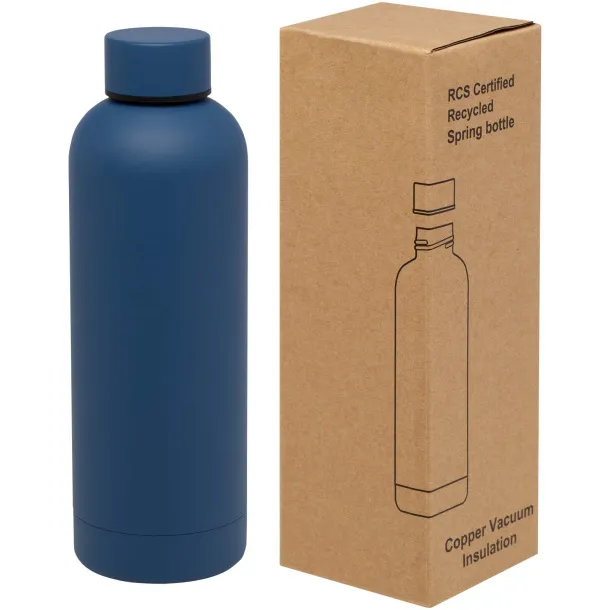 Spring boca od RCS recikliranog nehrđajućeg čelika s bakrenom vakuumskom izolacijom, 500 ml Ocean blue