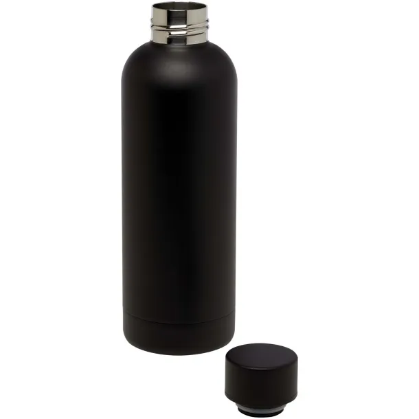 Spring boca od RCS recikliranog nehrđajućeg čelika s bakrenom vakuumskom izolacijom, 500 ml Solid black