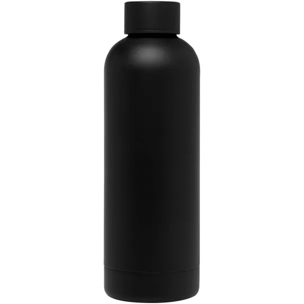 Spring boca od RCS recikliranog nehrđajućeg čelika s bakrenom vakuumskom izolacijom, 500 ml Solid black