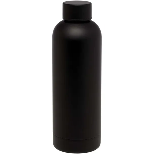 Spring boca od RCS recikliranog nehrđajućeg čelika s bakrenom vakuumskom izolacijom, 500 ml Solid black