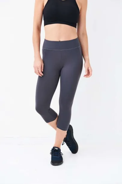  Cool ženske kapri hlače, 280 g/m2 - Just Cool Crna Hot Pink