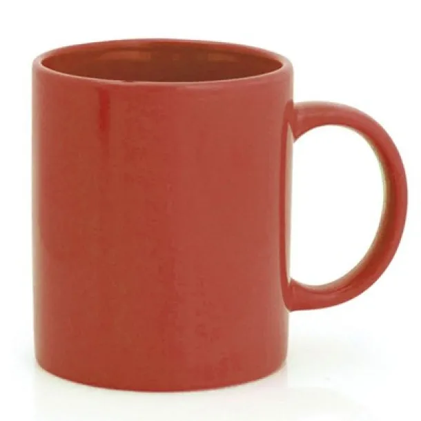  Ceramic mug 300 ml red