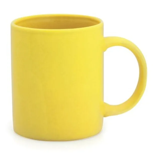  Ceramic mug 300 ml yellow