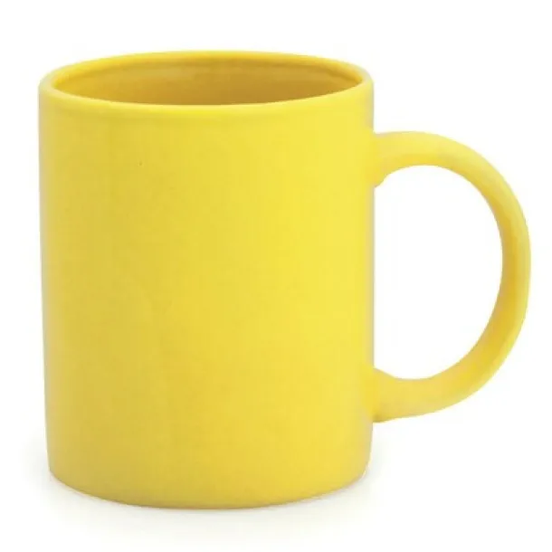  Ceramic mug 300 ml yellow