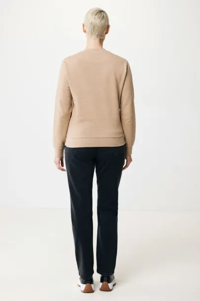  Iqoniq Denali recycled cotton crew neck undyed, natural raw - iqoniq heather brown