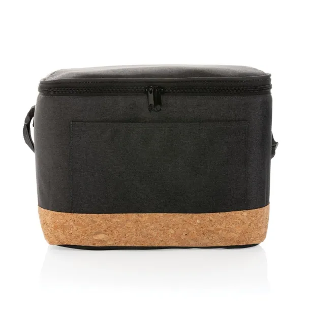  Impact AWARE™ XL RPET two tone cooler bag w/cork detail - XD Collection Black 