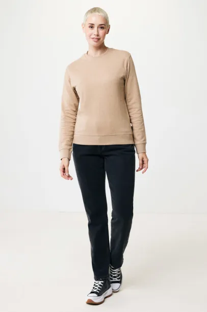  Iqoniq Denali recycled cotton crew neck undyed, natural raw - iqoniq heather brown