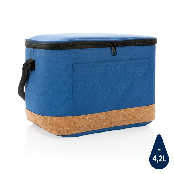  Impact AWARE™ XL RPET two tone cooler bag w/cork detail - XD Collection Blue 