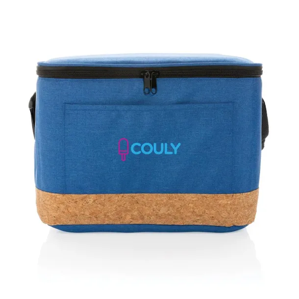  Impact AWARE™ XL RPET two tone cooler bag w/cork detail - XD Collection Blue 