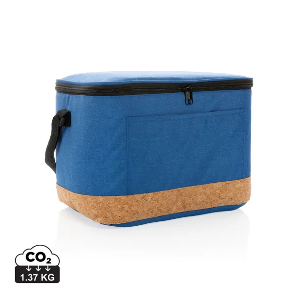  Impact AWARE™ XL RPET two tone cooler bag w/cork detail - XD Collection Blue 