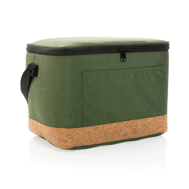  Impact AWARE™ XL RPET two tone cooler bag w/cork detail - XD Collection Green 