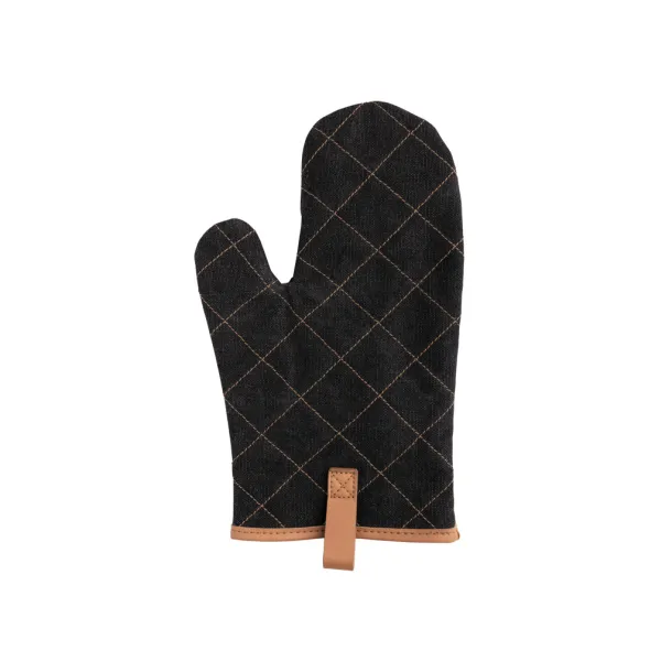  Deluxe canvas oven mitt - XD Collection Black 