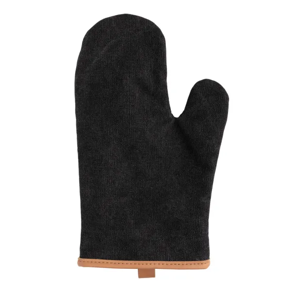  Deluxe canvas oven mitt - XD Collection Black 