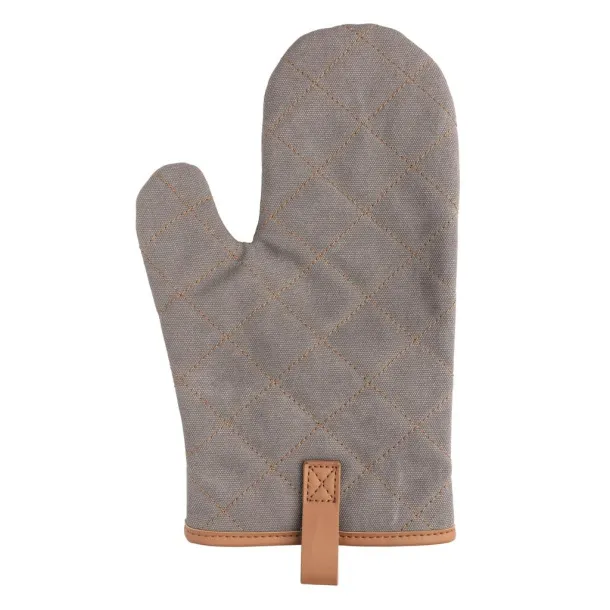  Deluxe canvas oven mitt - XD Collection Grey 