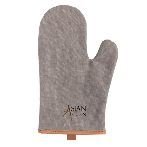  Deluxe canvas oven mitt - XD Collection Grey 