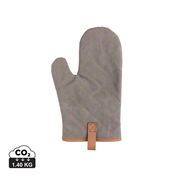  Deluxe canvas oven mitt - XD Collection Grey 