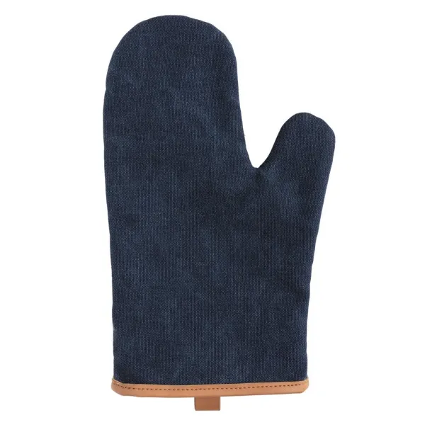  Deluxe canvas oven mitt - XD Collection Blue 