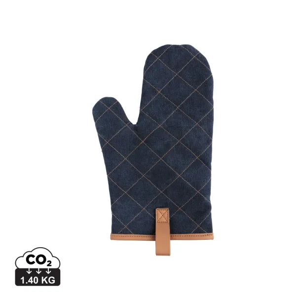  Deluxe canvas oven mitt - XD Collection Blue 