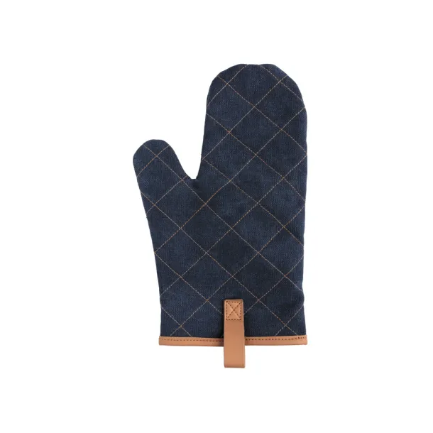  Deluxe canvas oven mitt - XD Collection Blue 