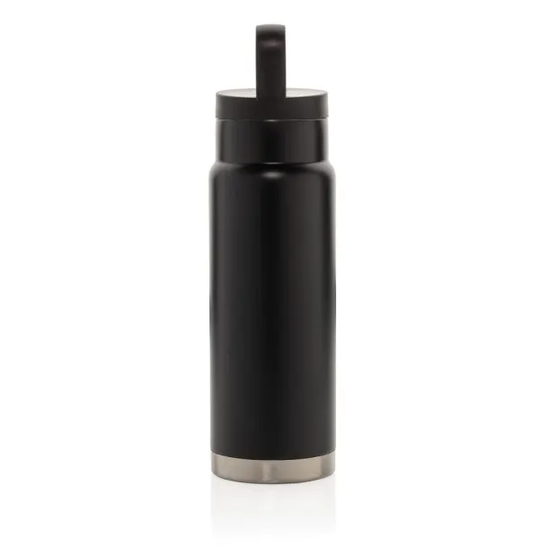  Leakproof vacuum on-the-go bottle with handle - XD Collection Black 