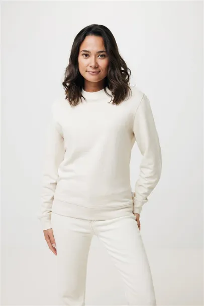  Iqoniq Denali recycled cotton crew neck undyed, natural raw - iqoniq natural raw