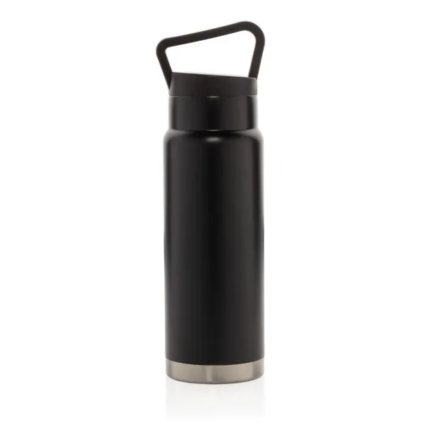  Leakproof vacuum on-the-go bottle with handle - XD Collection Black 