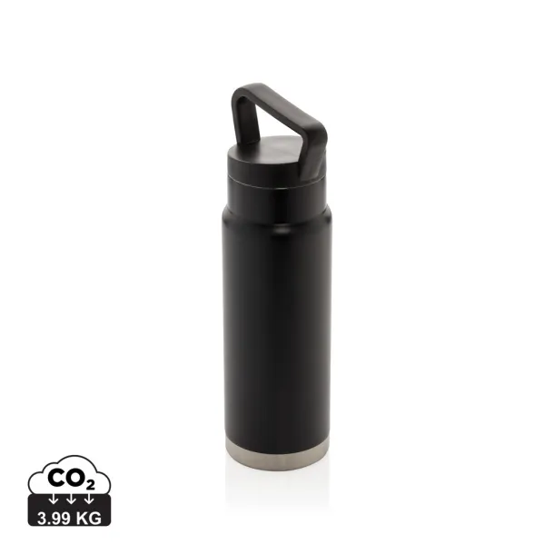  Leakproof vacuum on-the-go bottle with handle - XD Collection Black 