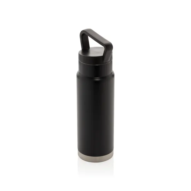  Leakproof vacuum on-the-go bottle with handle - XD Collection Black 