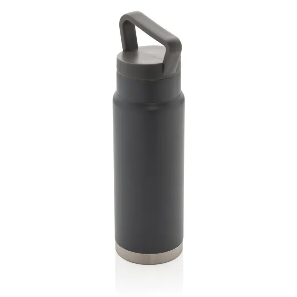  Leakproof vacuum on-the-go bottle with handle - XD Collection Grey 