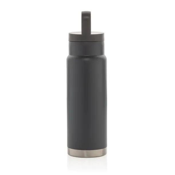  Leakproof vacuum on-the-go bottle with handle - XD Collection Grey 