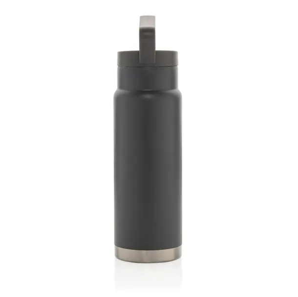  Leakproof vacuum on-the-go bottle with handle - XD Collection Grey 