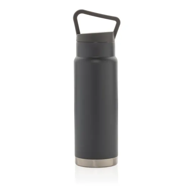  Leakproof vacuum on-the-go bottle with handle - XD Collection Grey 