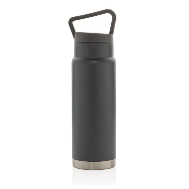  Leakproof vacuum on-the-go bottle with handle - XD Collection Grey 