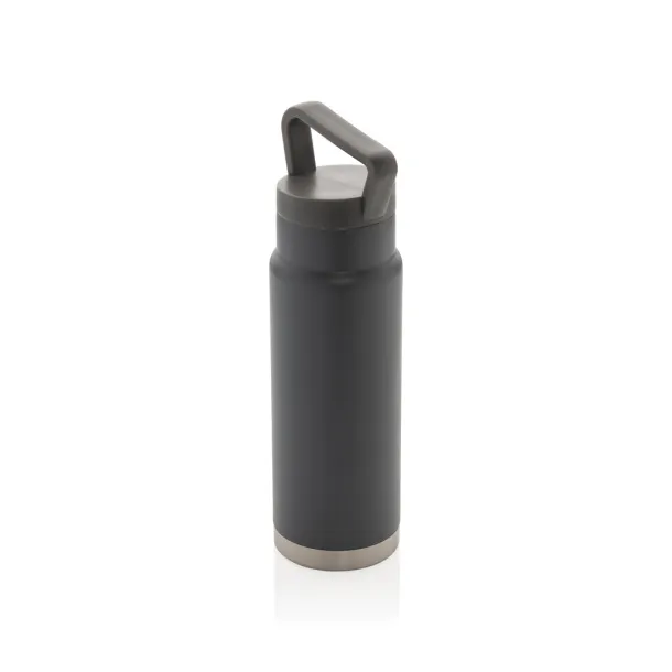  Leakproof vacuum on-the-go bottle with handle - XD Collection Grey 