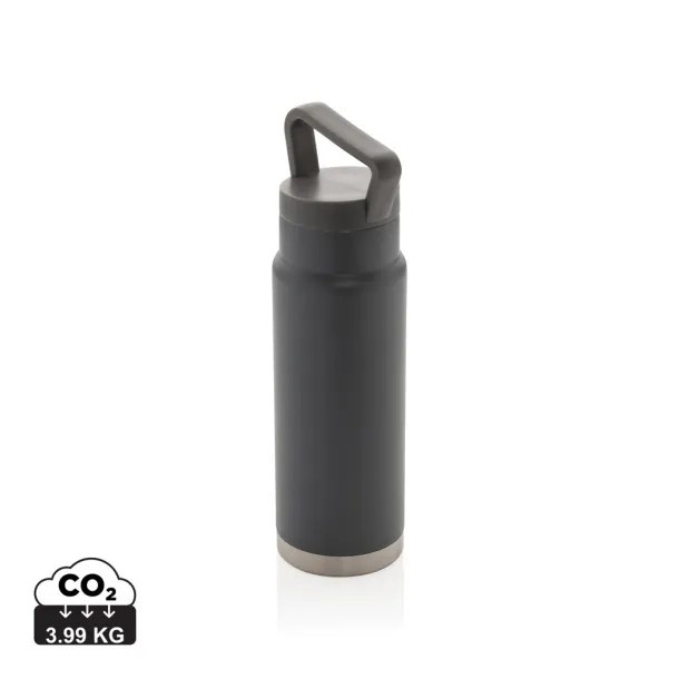  Leakproof vacuum on-the-go bottle with handle - XD Collection Grey 