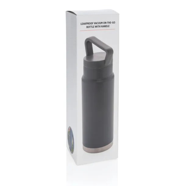  Nepropusna vakumska boca s ručkom, 680 ml - XD Collection Siva 