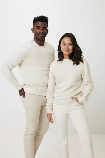  Iqoniq Denali recycled cotton crew neck undyed, natural raw - iqoniq natural raw