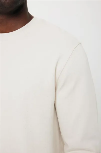  Iqoniq Denali recycled cotton crew neck undyed, natural raw - iqoniq white 