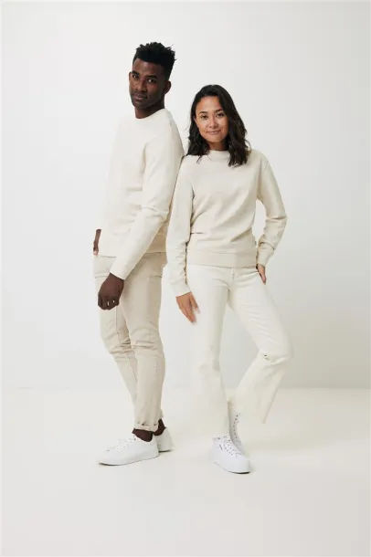  Iqoniq Denali recycled cotton crew neck undyed, natural raw - iqoniq natural raw