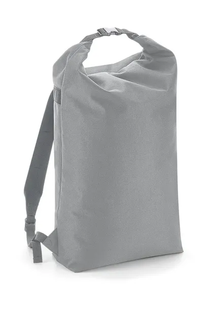  Icon Roll-Top Backpack - Bagbase Light Grey