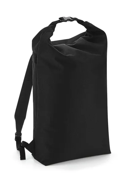  Icon Roll-Top Backpack - Bagbase Black