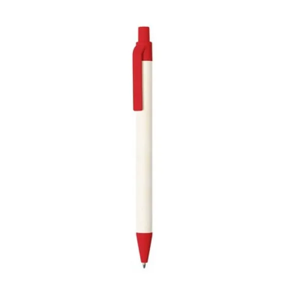  Ball pen made from recycled milk cartons red